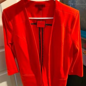 Joni B- women’s blazer- NWT- coral -size small